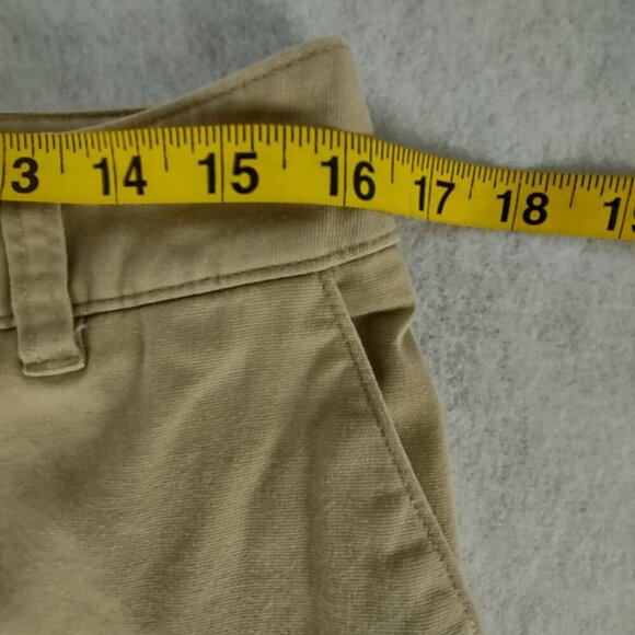 Talbots Womens Petite Tan Cotton Stretch Capris Pants Size 10P - Picture 7 of 11